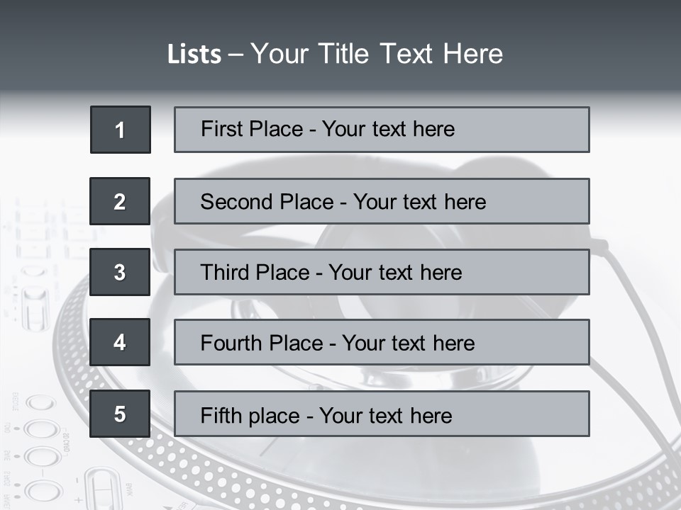 Aluminium Beat Play PowerPoint Template