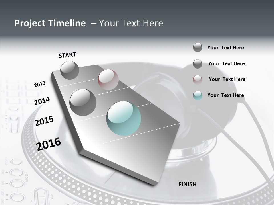Aluminium Beat Play PowerPoint Template