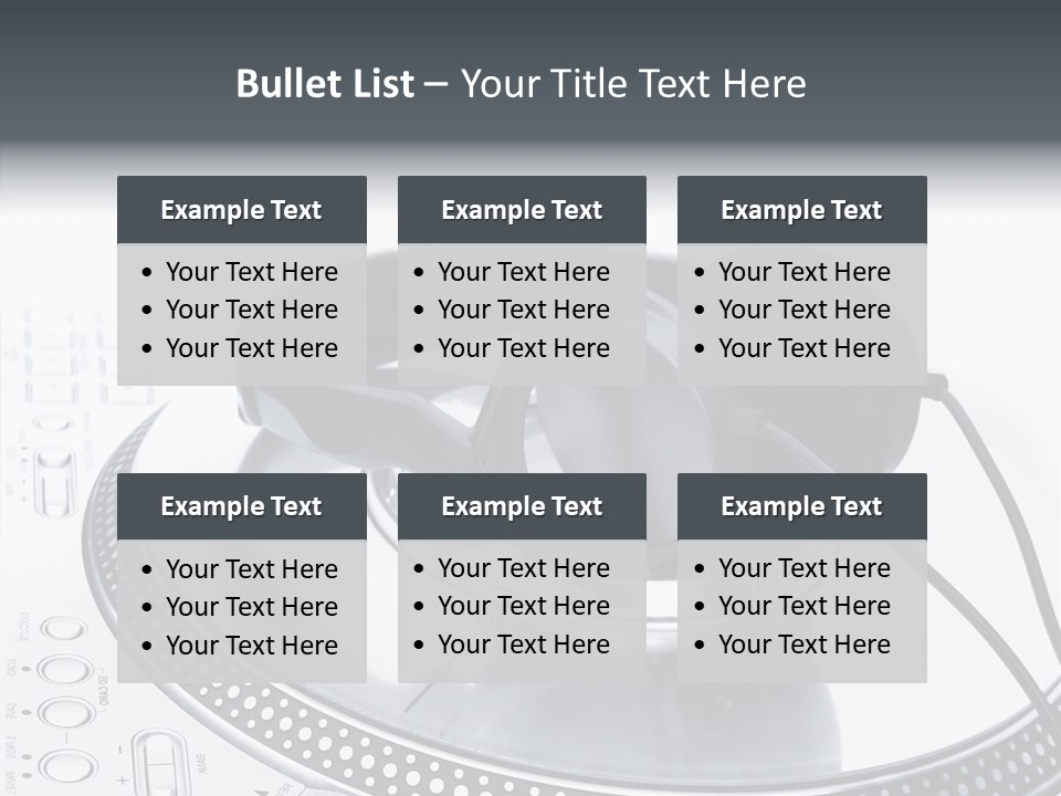 Aluminium Beat Play PowerPoint Template