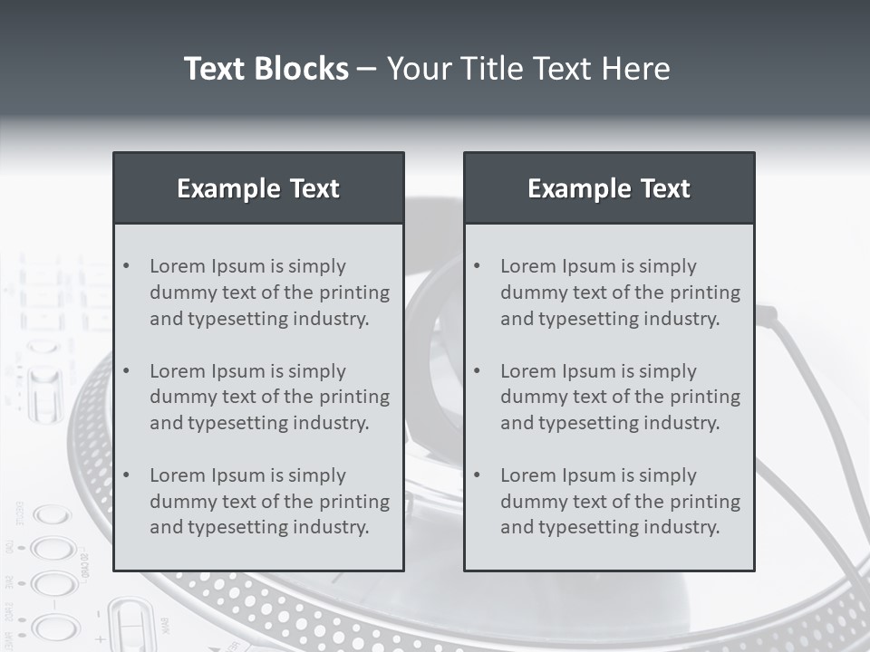 Aluminium Beat Play PowerPoint Template