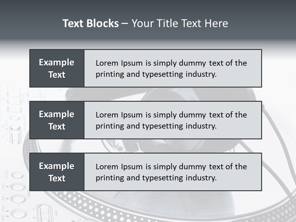 Aluminium Beat Play PowerPoint Template