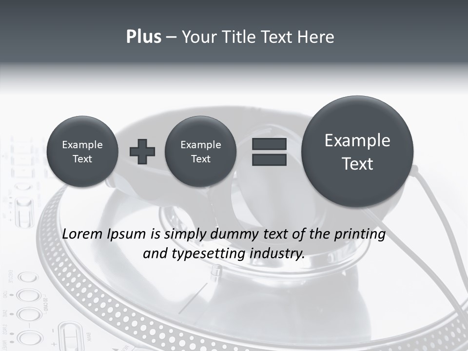 Aluminium Beat Play PowerPoint Template
