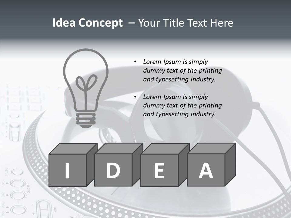 Aluminium Beat Play PowerPoint Template