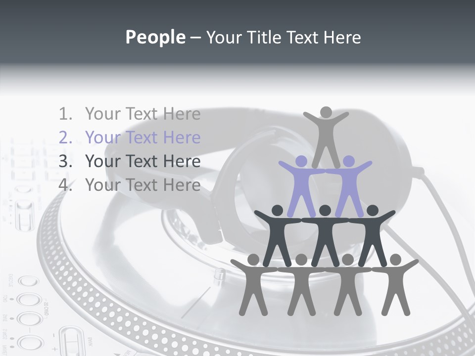 Aluminium Beat Play PowerPoint Template