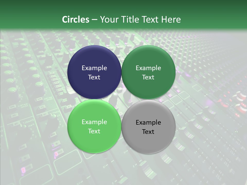 Level Music Analog PowerPoint Template