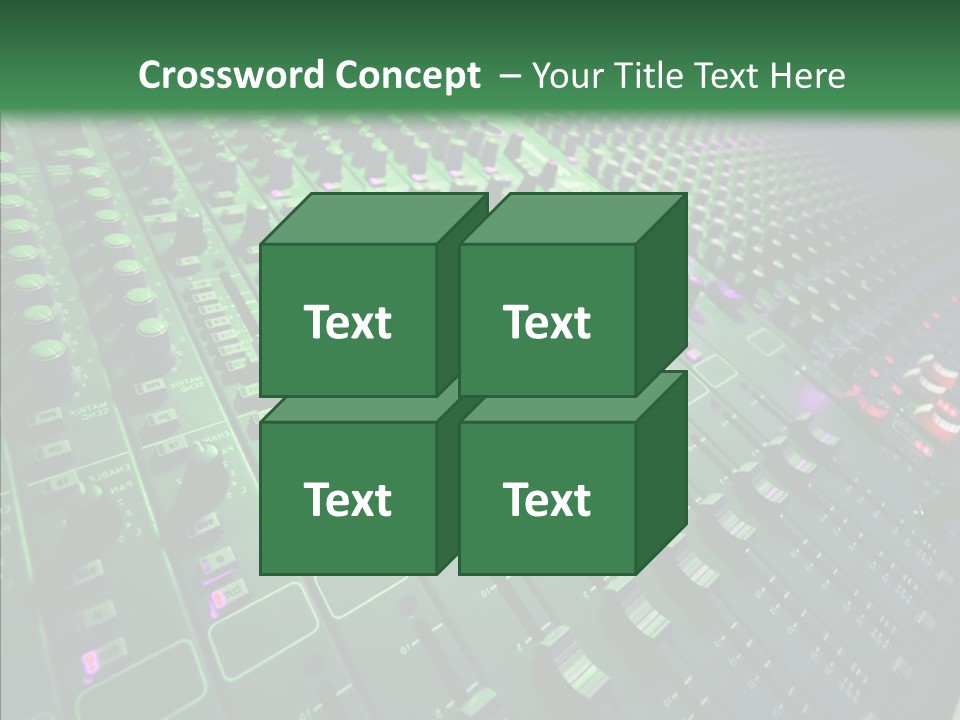 Level Music Analog PowerPoint Template