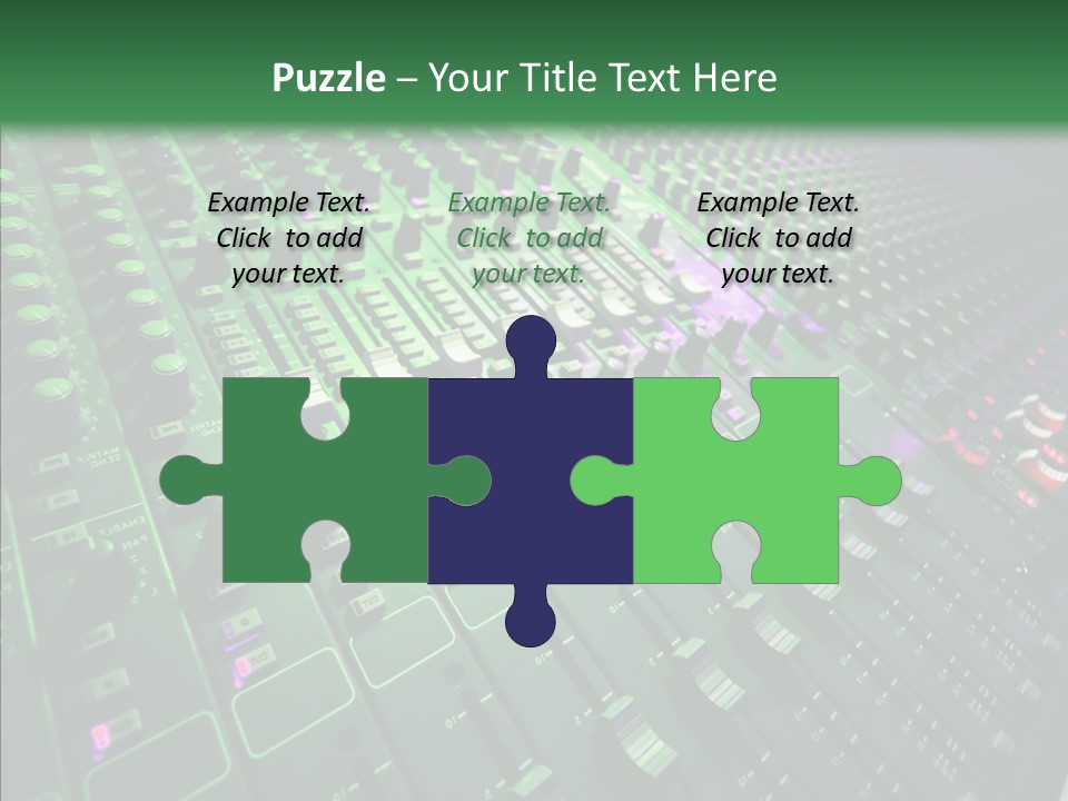 Level Music Analog PowerPoint Template