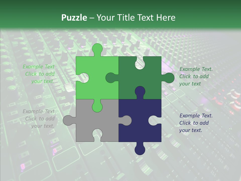 Level Music Analog PowerPoint Template