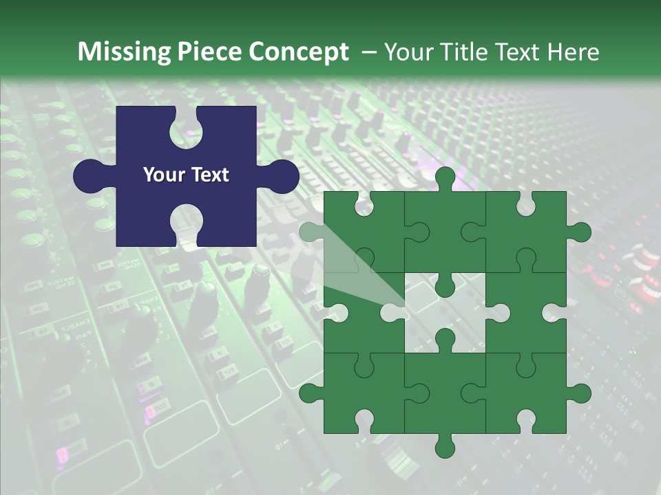 Level Music Analog PowerPoint Template