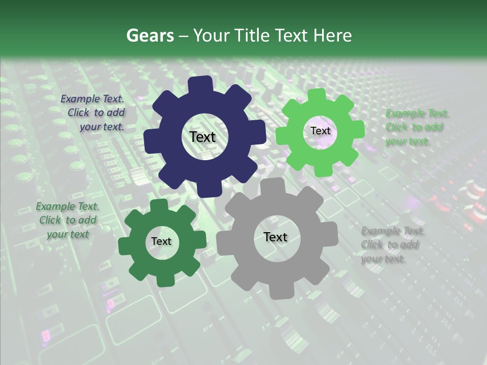 Level Music Analog PowerPoint Template