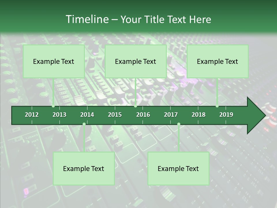 Level Music Analog PowerPoint Template