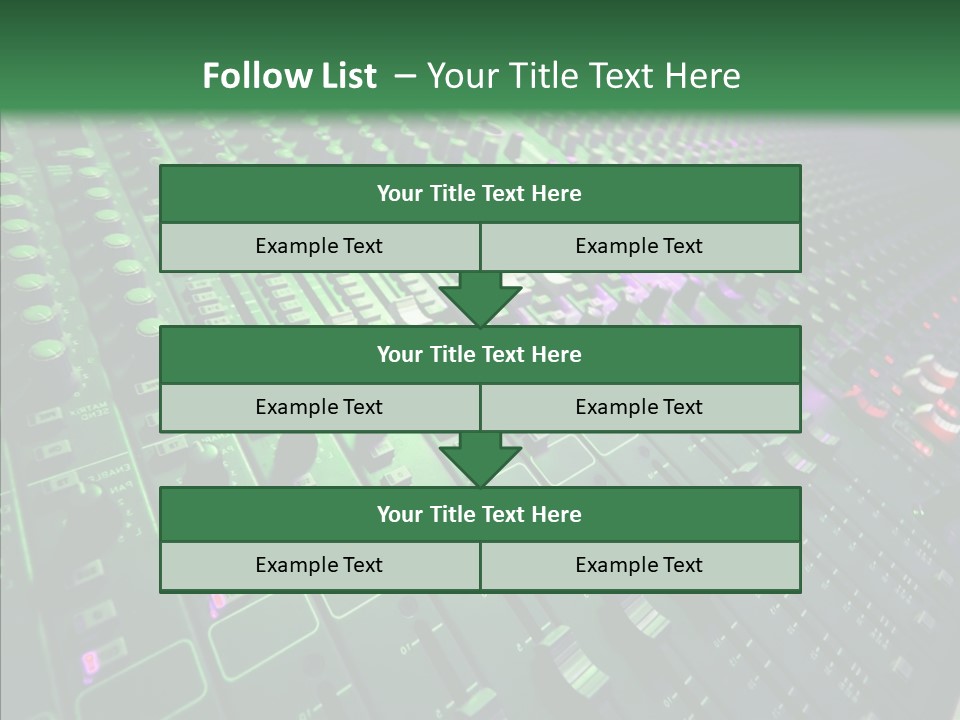 Level Music Analog PowerPoint Template