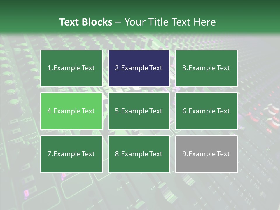 Level Music Analog PowerPoint Template