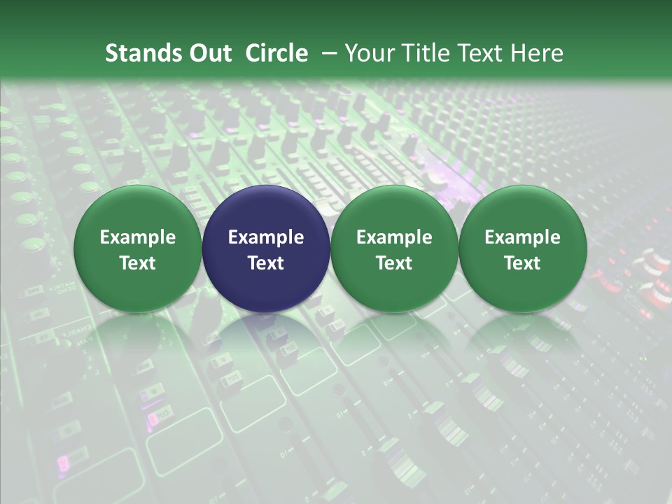 Level Music Analog PowerPoint Template