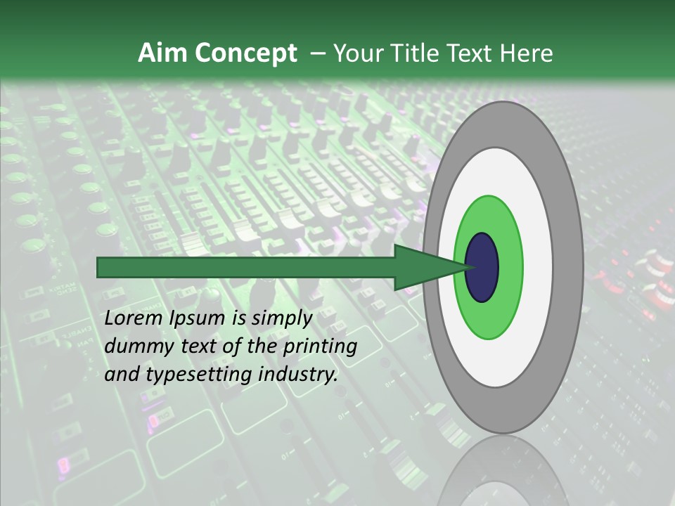 Level Music Analog PowerPoint Template