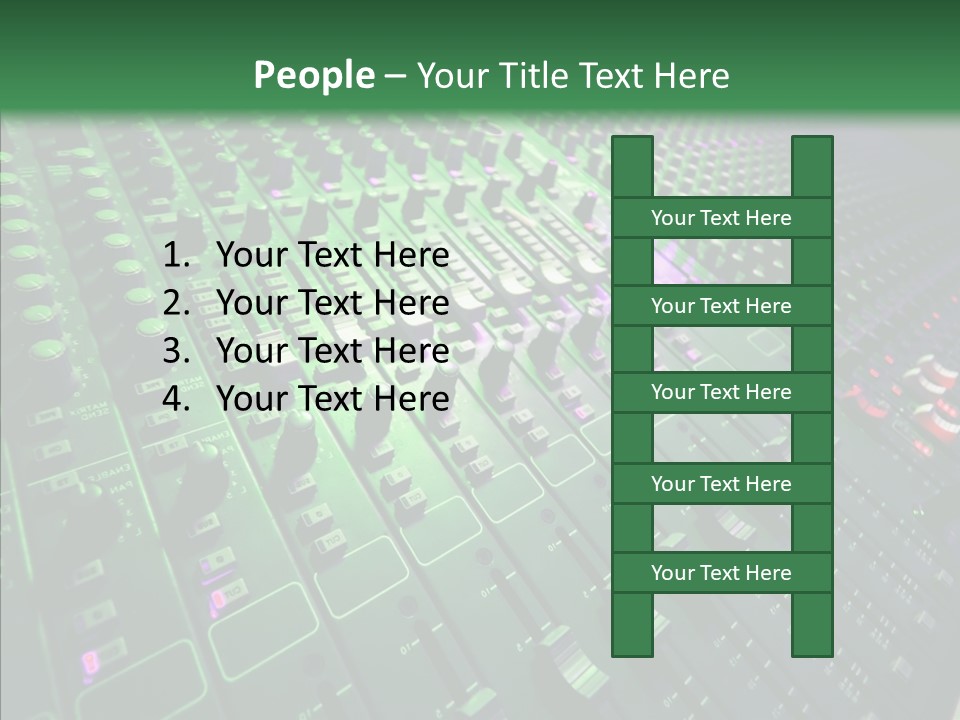 Level Music Analog PowerPoint Template