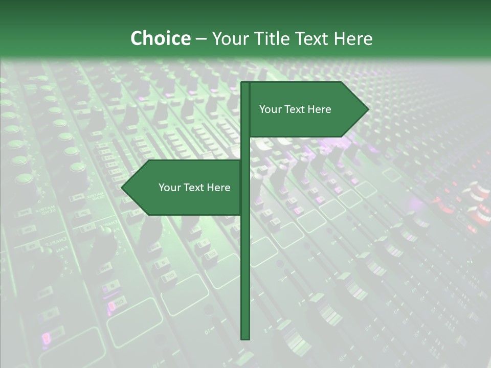 Level Music Analog PowerPoint Template