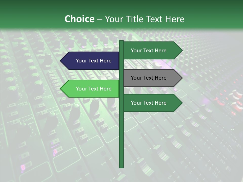Level Music Analog PowerPoint Template