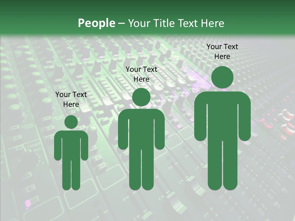 Level Music Analog PowerPoint Template