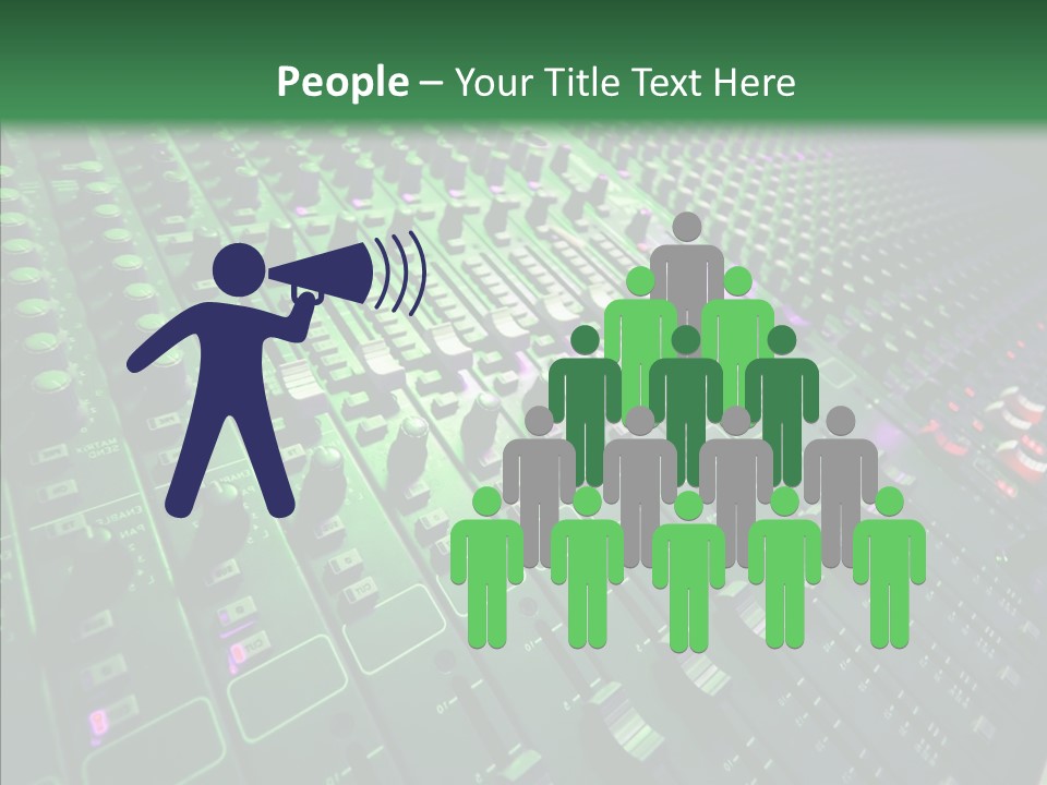 Level Music Analog PowerPoint Template