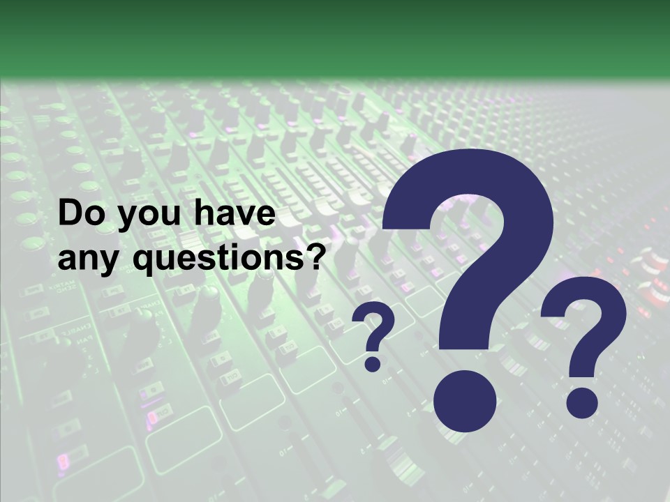 Level Music Analog PowerPoint Template