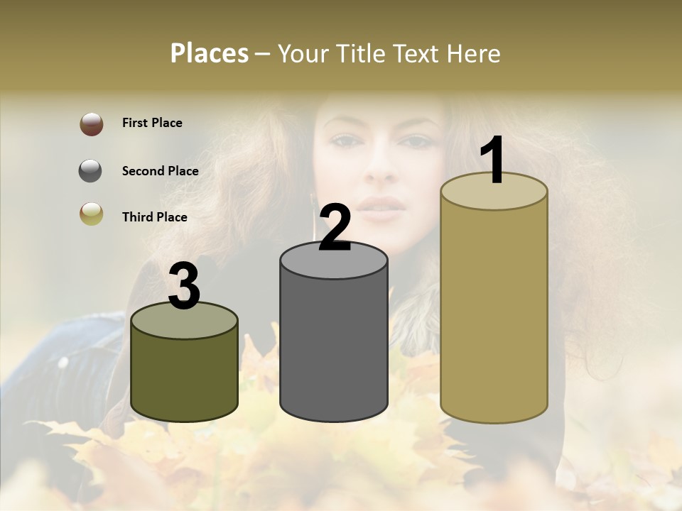 Positive Portrait Young PowerPoint Template