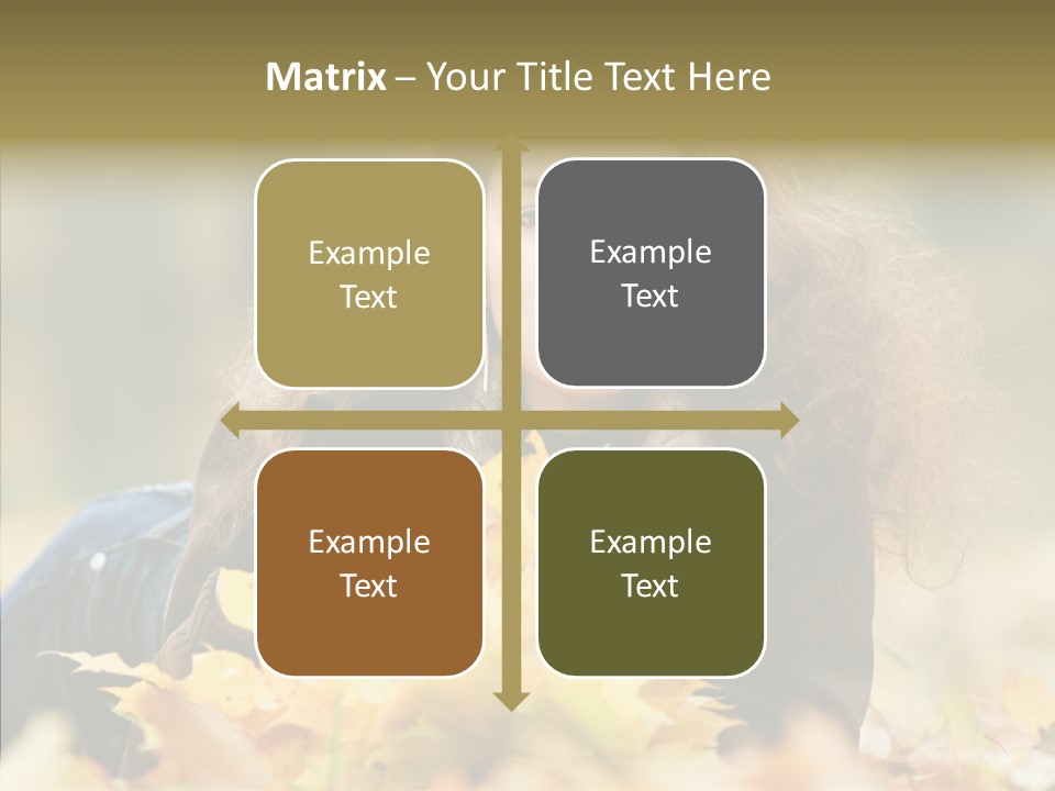 Positive Portrait Young PowerPoint Template