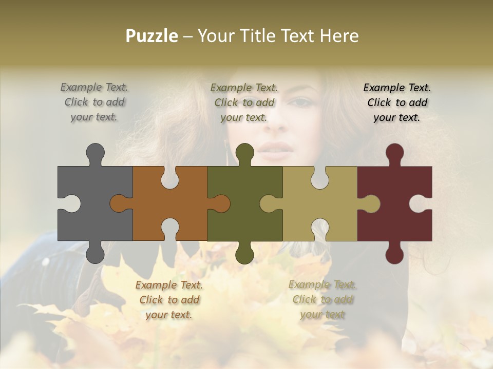 Positive Portrait Young PowerPoint Template