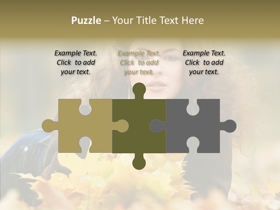 Positive Portrait Young PowerPoint Template