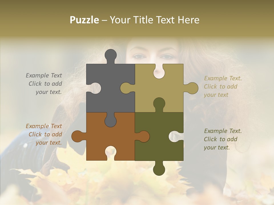 Positive Portrait Young PowerPoint Template