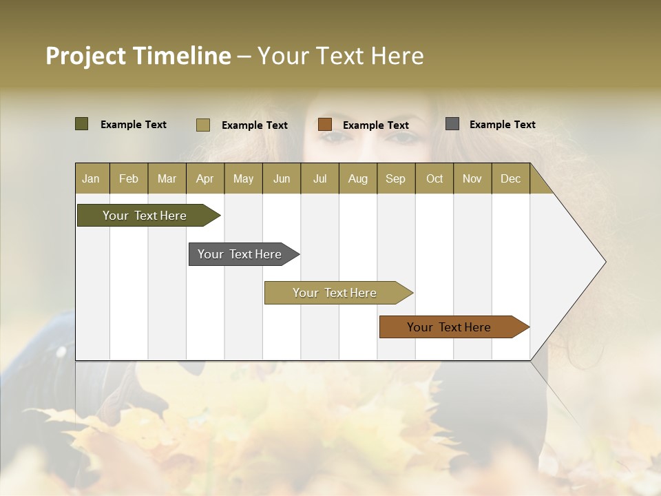Positive Portrait Young PowerPoint Template