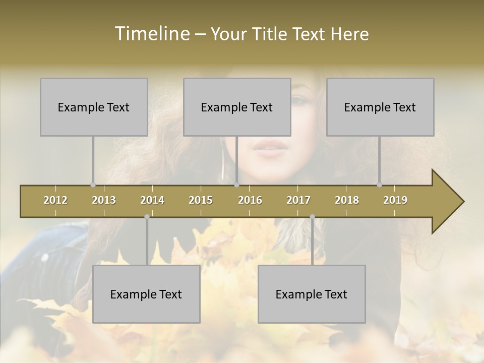 Positive Portrait Young PowerPoint Template