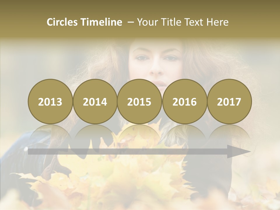 Positive Portrait Young PowerPoint Template