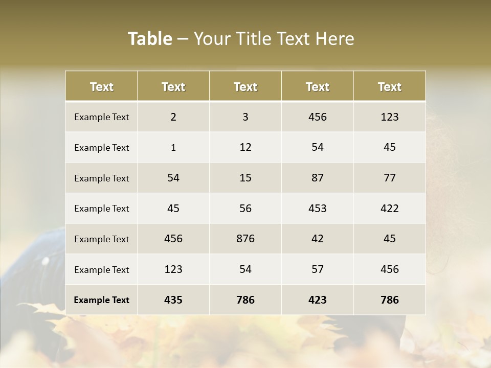 Positive Portrait Young PowerPoint Template