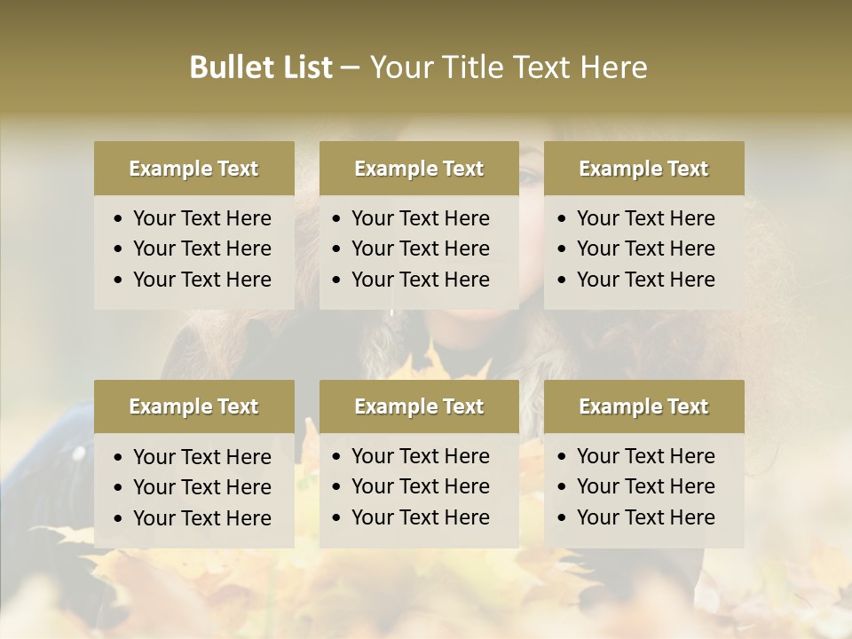 Positive Portrait Young PowerPoint Template