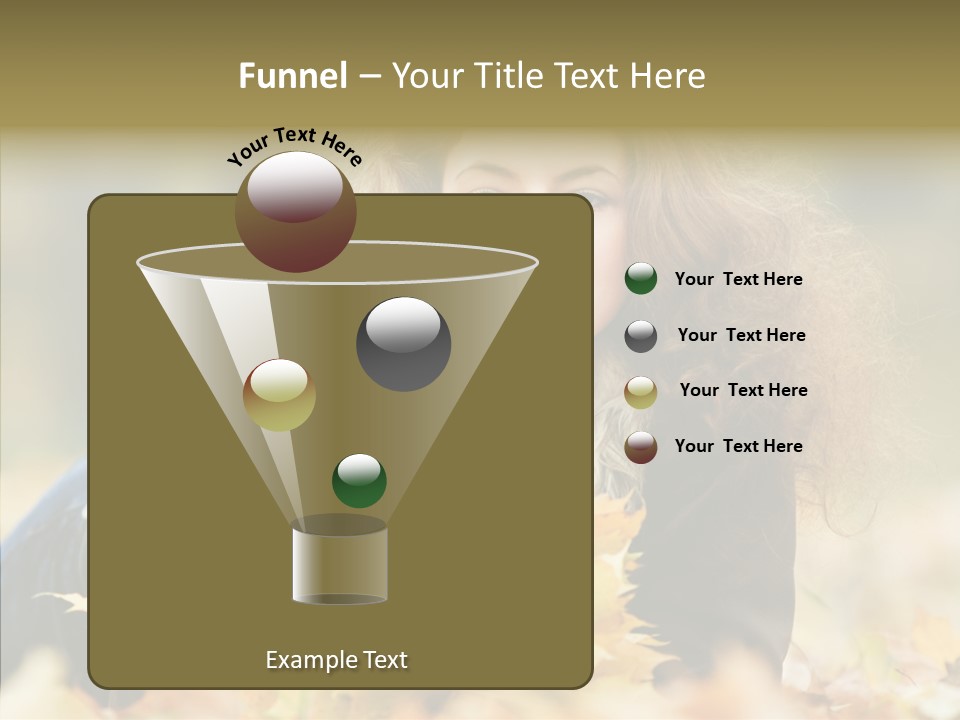 Positive Portrait Young PowerPoint Template