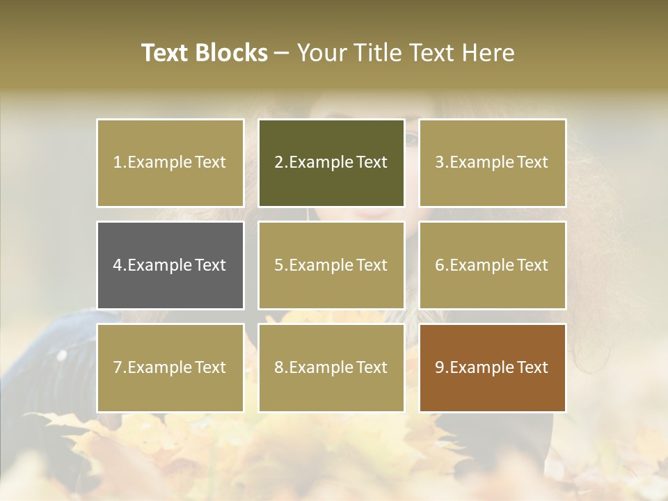 Positive Portrait Young PowerPoint Template