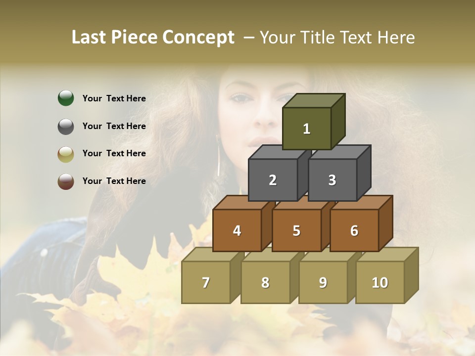 Positive Portrait Young PowerPoint Template