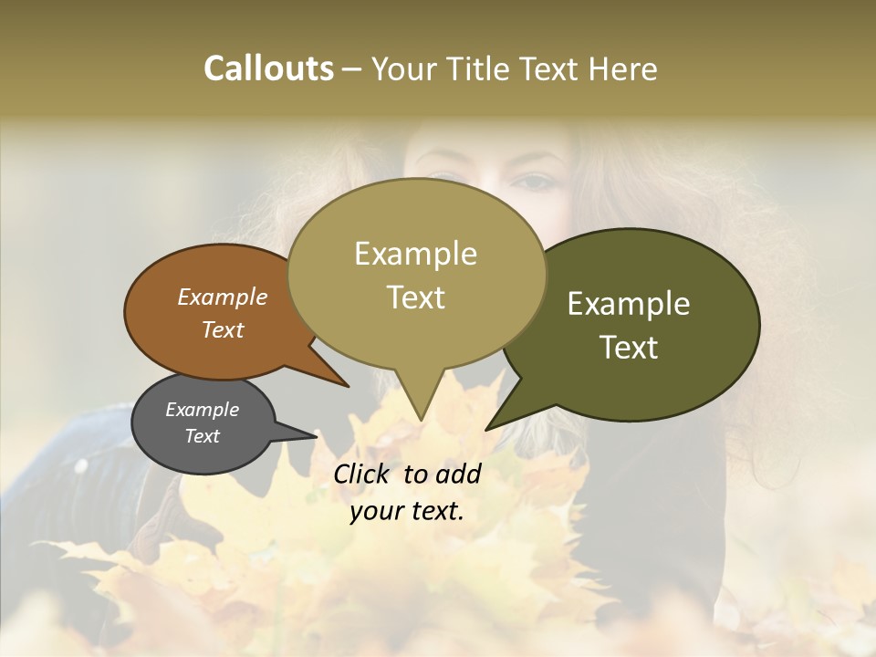 Positive Portrait Young PowerPoint Template