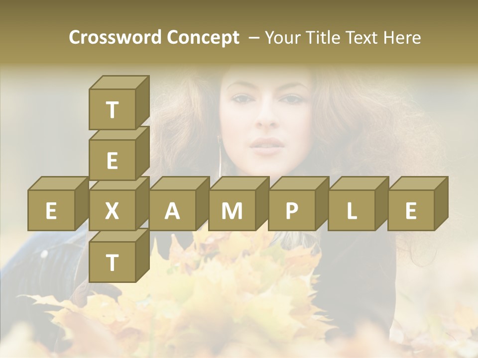 Positive Portrait Young PowerPoint Template