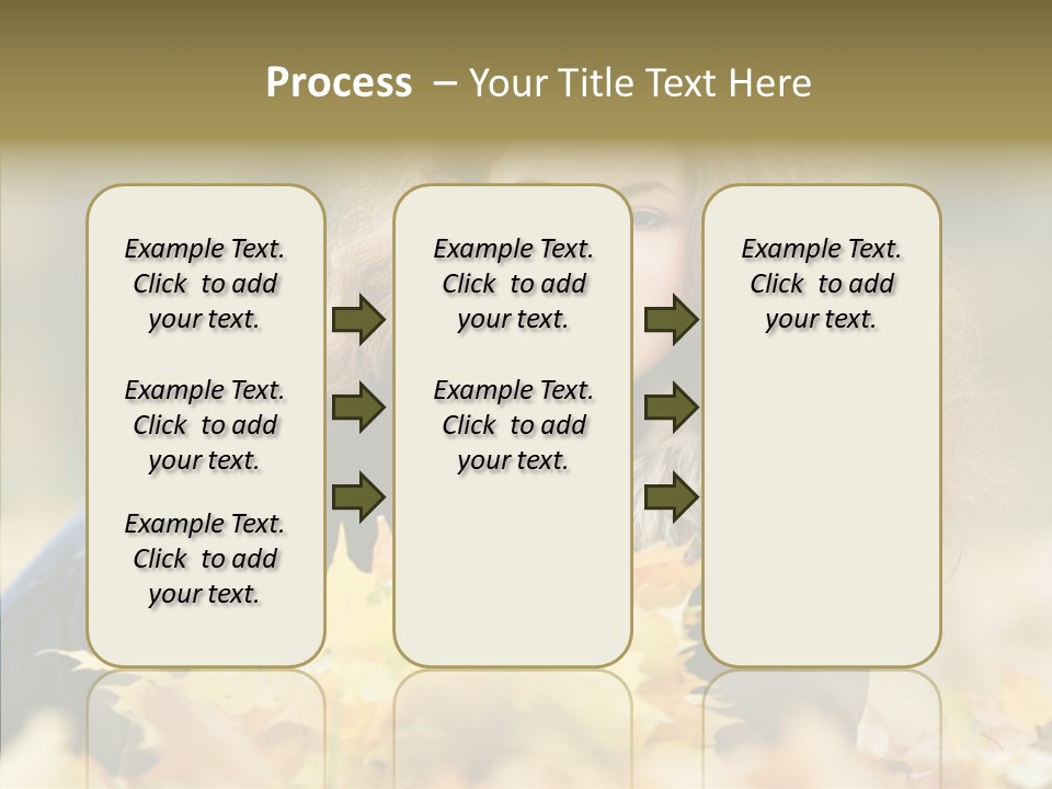 Positive Portrait Young PowerPoint Template