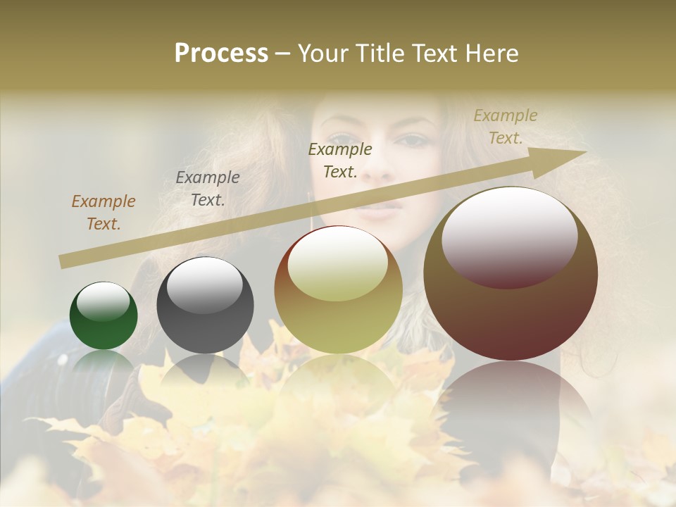 Positive Portrait Young PowerPoint Template