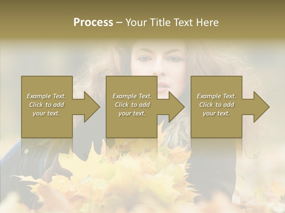 Positive Portrait Young PowerPoint Template