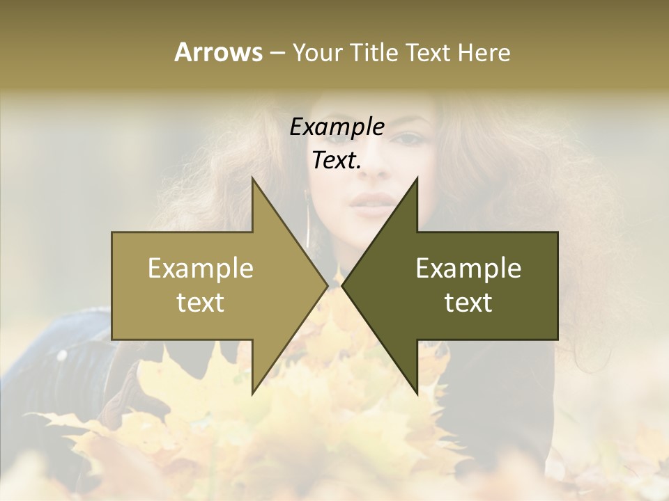 Positive Portrait Young PowerPoint Template