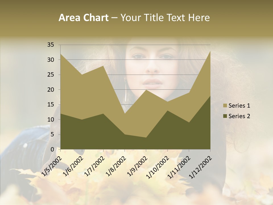 Positive Portrait Young PowerPoint Template