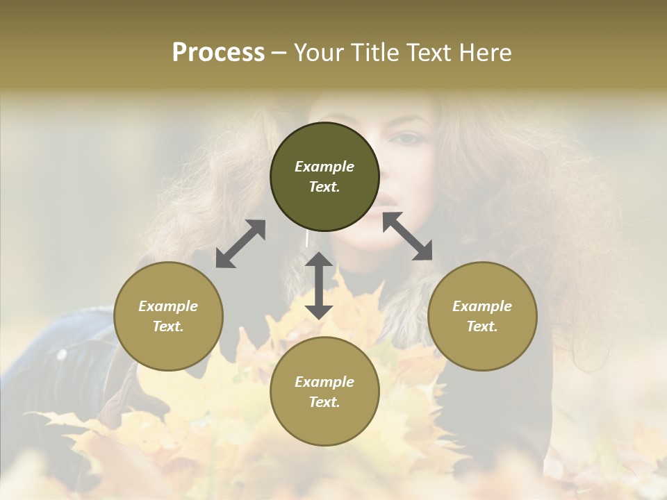 Positive Portrait Young PowerPoint Template