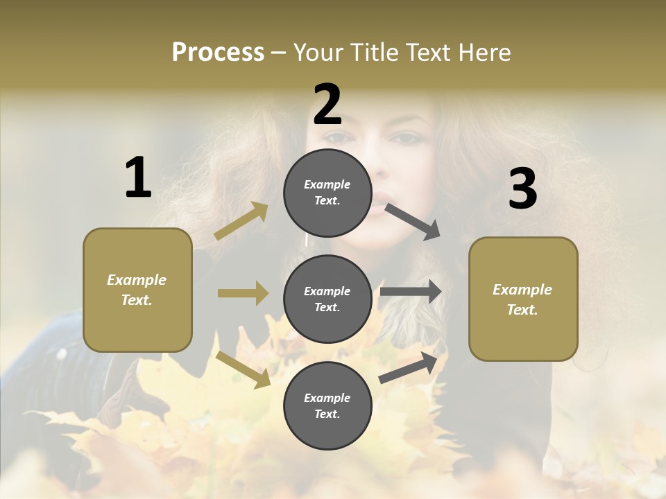 Positive Portrait Young PowerPoint Template