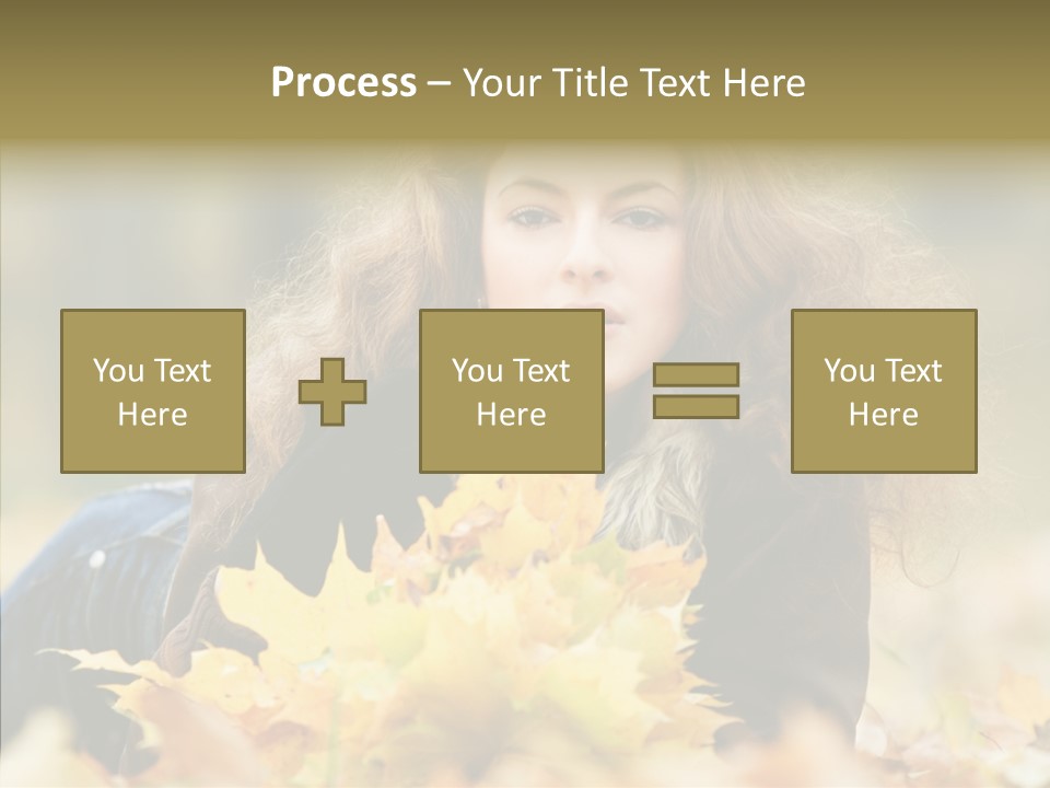 Positive Portrait Young PowerPoint Template