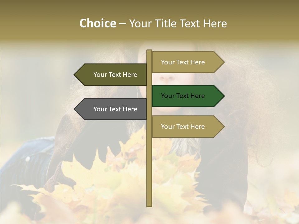 Positive Portrait Young PowerPoint Template