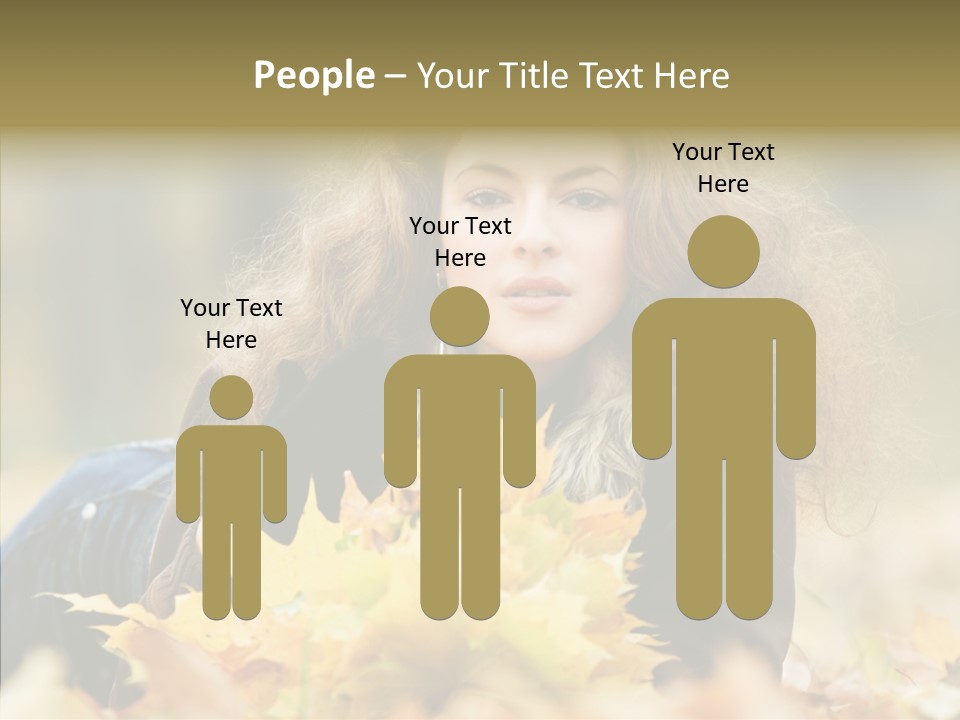 Positive Portrait Young PowerPoint Template